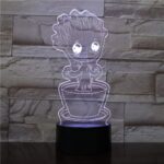Lámpara LED 3d Groot Baby RGB - Imagen 7