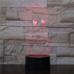 Lámpara LED 3d Groot Baby RGB - Imagen 5