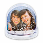 Bola de agua portafotos acrílico con nieve