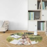 ALFOMBRA CIRCULAR DE 60 x 50 CM DE DIÁMETRO PERSONALIZADA - Imagen 2