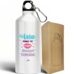 Botella Aluminio 500ml – Una loba como yo no esta pa novatos