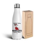 Botella Termo 500ml – Solo las mujeres rebeldes hacemos historia