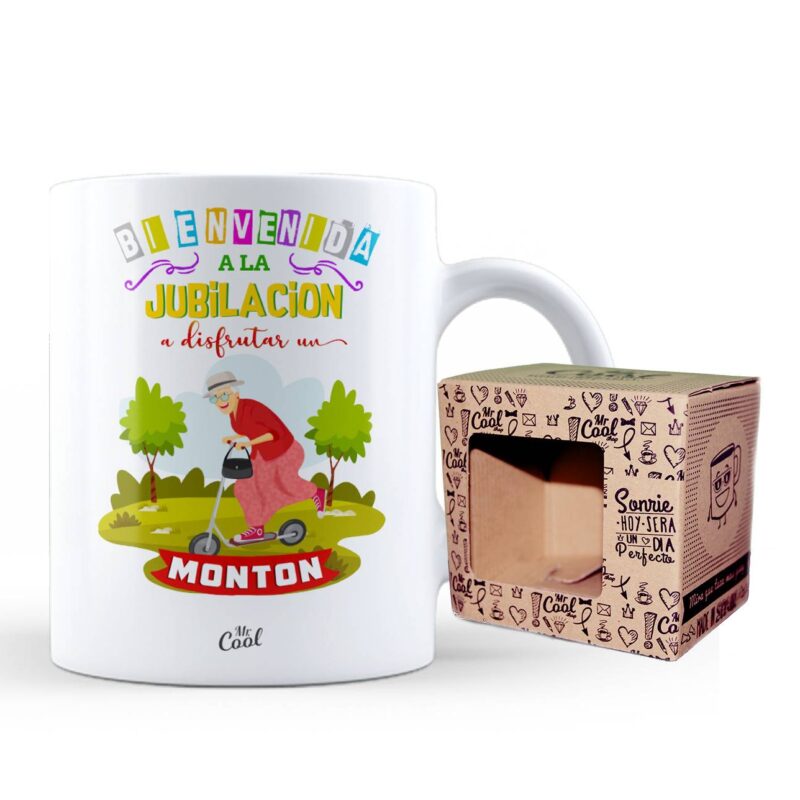 Taza – Bienvenida a la jubilación a disfrutar un monton