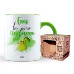 Taza Color Verde – Eres la pera limonera