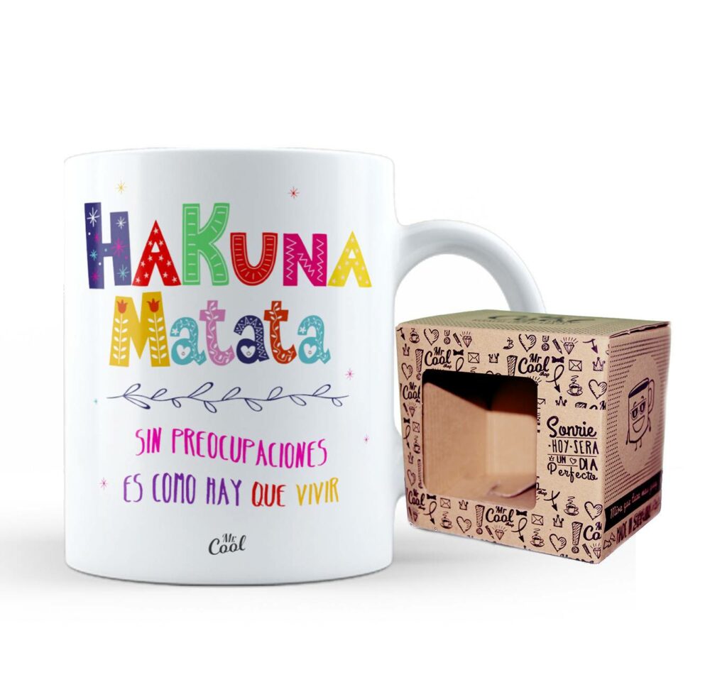 Taza – Hakuna Matata sin preocupaciones es como hay que vivir