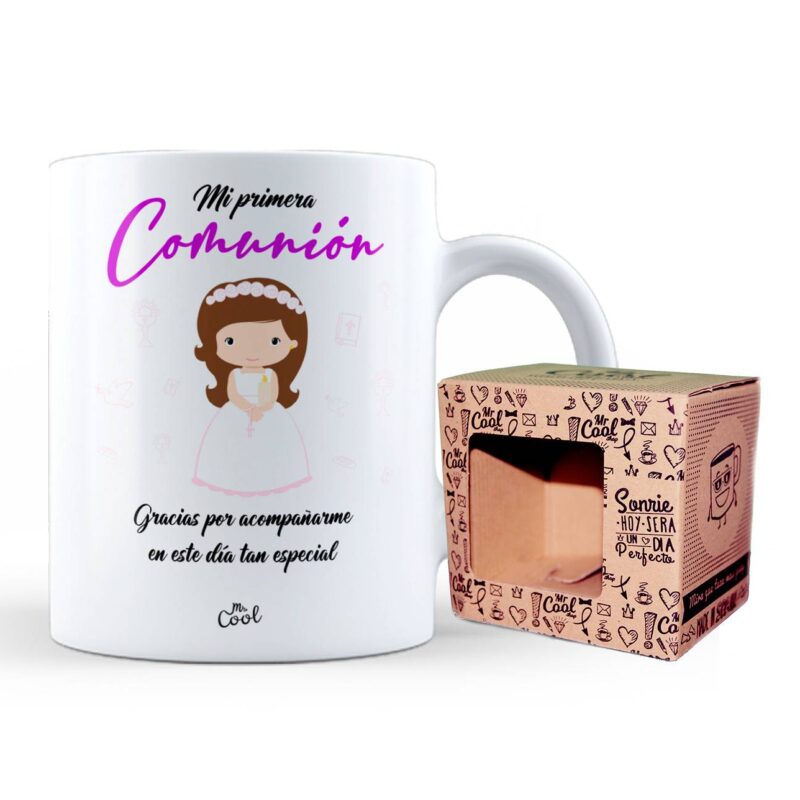 Taza – Mi primera comunion gracias por acompañarme en este dia tan especial - niña