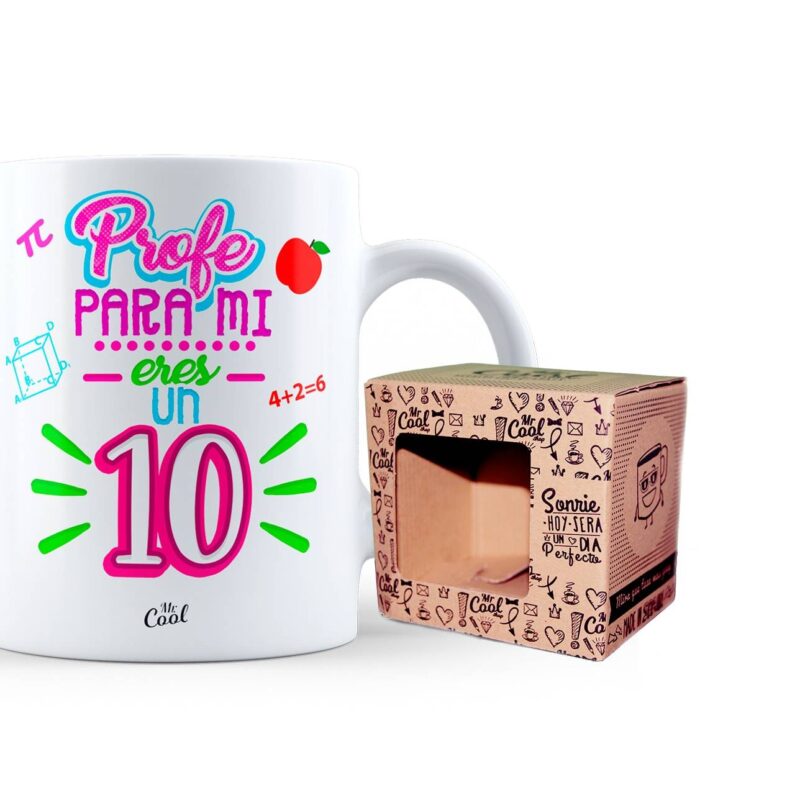 Taza – Profe para mi eres un 10 – mujer v2