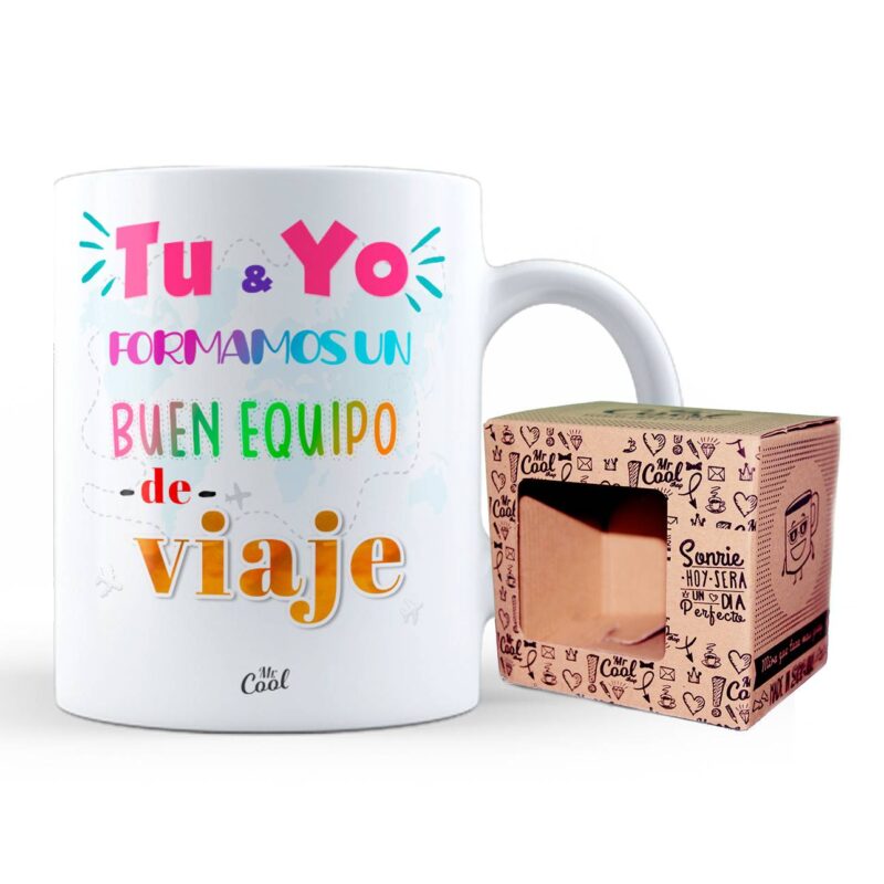 Taza – Tu y Yo formamos un buen equipo de viaje