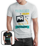 Camiseta personalizable con tu Foto y/o Textos | A todo color | Hombre · Manga corta