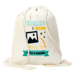 Mochila saco personalizada para niños