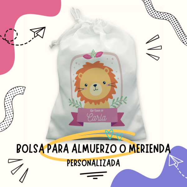 BOLSA DE MERIENDA PERSONALIZADA LEON