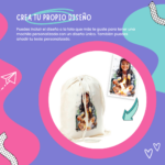 Mochila saco de cuerdas personalizada infantil para la vuelta al cole - Imagen 3