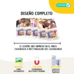 Calendario Magnético 2025 Personalizado - foto, logo y/o texto - [Incluye festivos y santoral] - Imagen 3