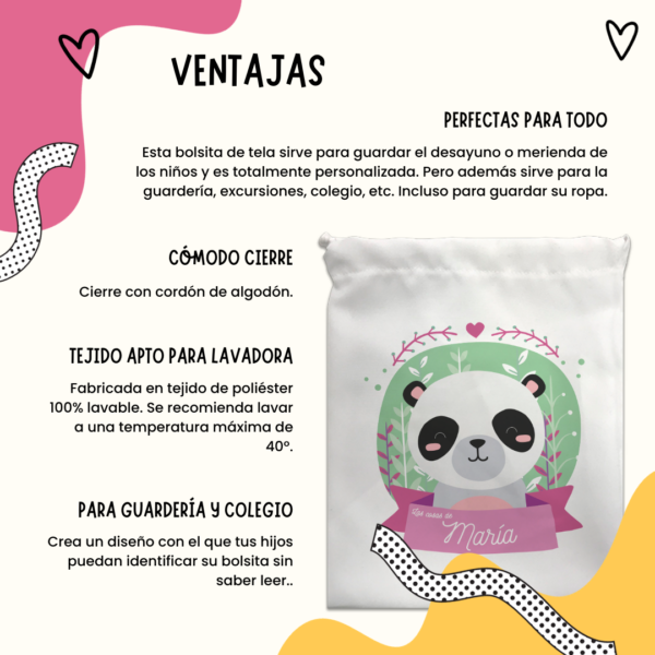 BOLSA DE MERIENDA PERSONALIZADA