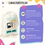 Mochila saco de cuerdas personalizada infantil para la vuelta al cole - Imagen 6