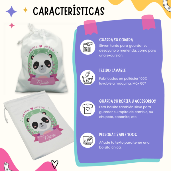 BOLSA DE MERIENDA PERSONALIZADA