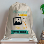 Mochila saco de cuerdas personalizada infantil para la vuelta al cole - Imagen 8