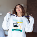 Sudadera personalizable con capucha con tu Foto y/o Textos | A todo color | Para Mujer - Imagen 6