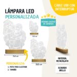 Lámpara Led Personalizada con Foto Ilustrada - Imagen 2