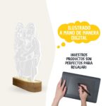 Lámpara Led Personalizada con Foto Ilustrada - Imagen 4