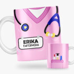 Taza Original Personalizada Uniforme Rosa con el Nombre y el cargo | TCAE Médico Enfermera Auxiliar Sanitarios | Regalos para Médicos.