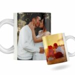 Taza Personalizada Collage 3 Fotos con Corazón