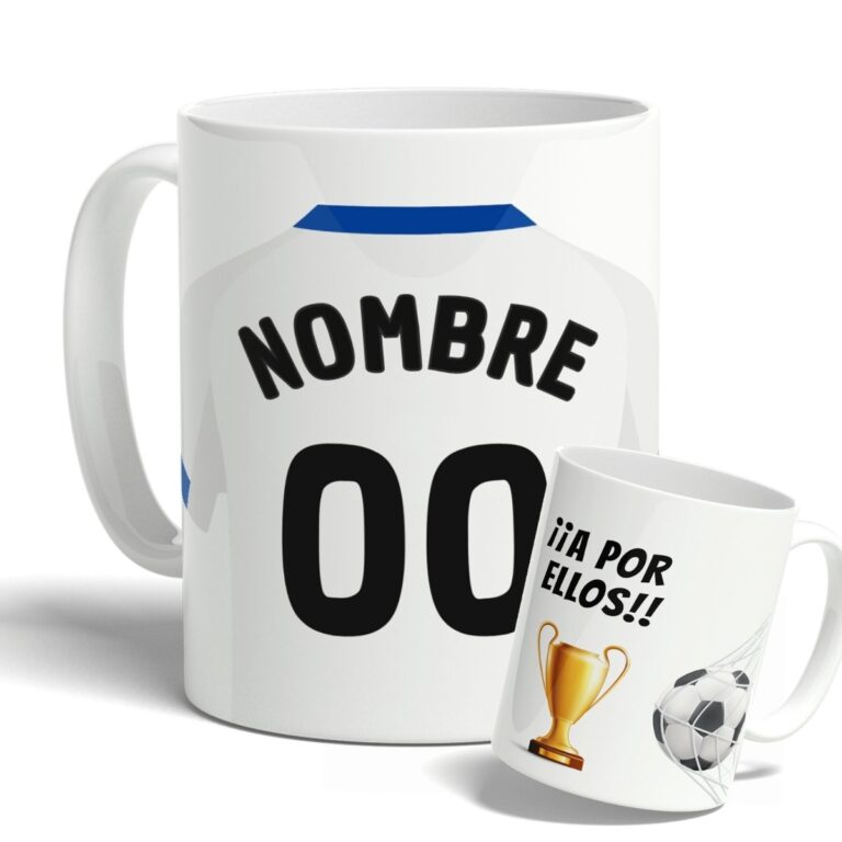 Taza de Fútbol Personalizada del F.C Español