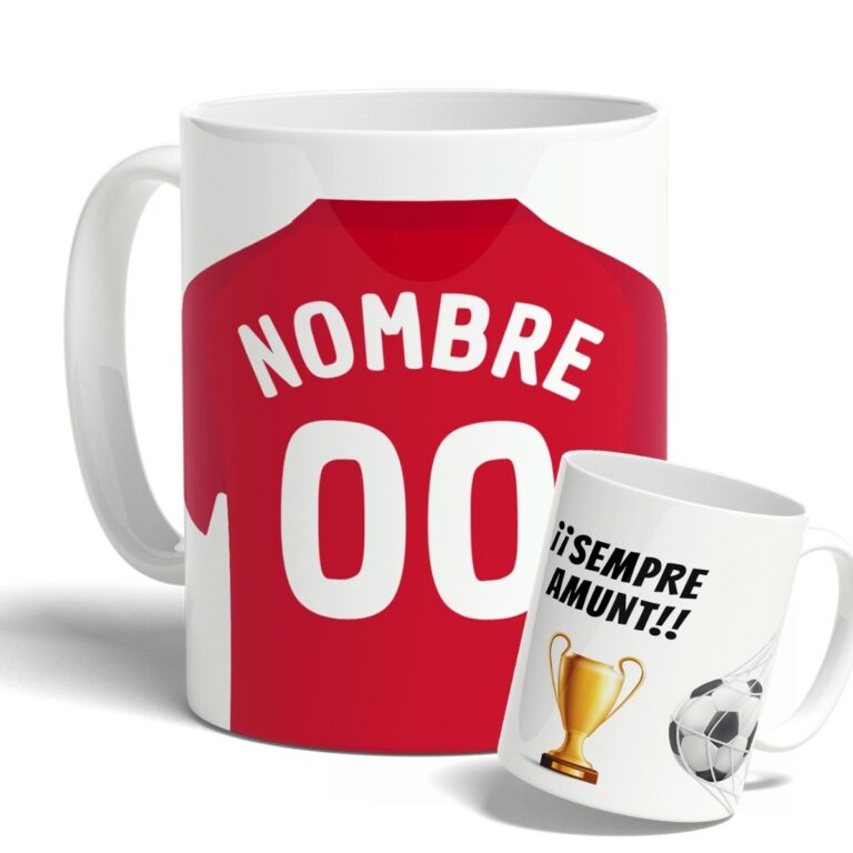 taza mallorca personalizada con nombre y numero