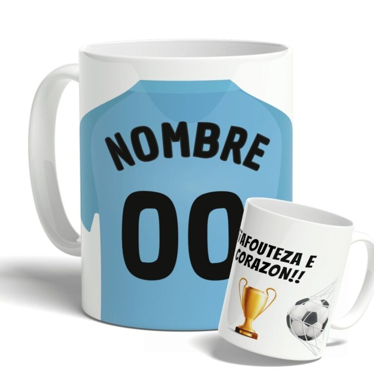 taza celta de vigo personalizada con nombre y numero