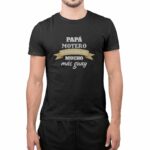 Camiseta para Papá Divertida "Papá Motero es un Papá Mucho Más Guay"