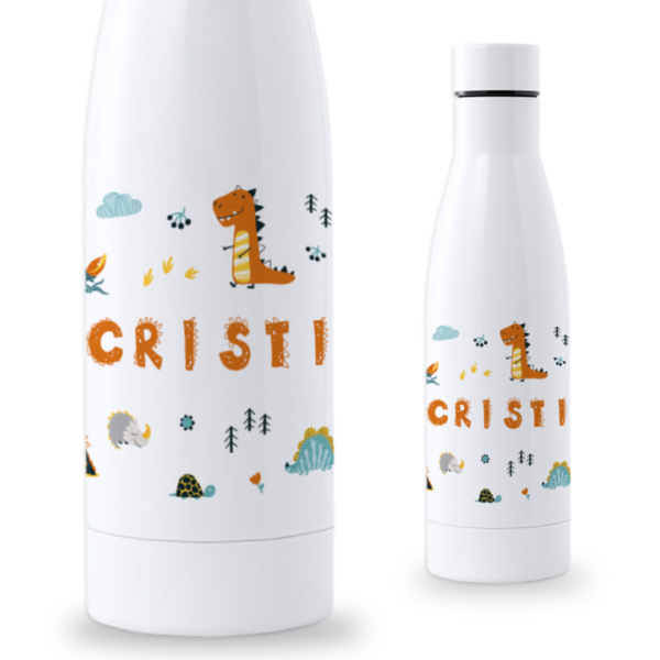 Botella Personalizada 750ml Dinosaurios