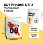 Taza de Fútbol Personalizada del F.C Rayo - Imagen 2
