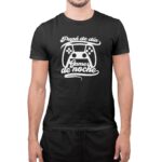 Camiseta para Papá con Frase Divertida "Papá de día, Gamer de noche". - Imagen 3