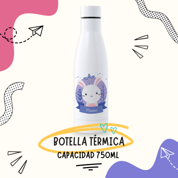 Botella Personalizada 750ml Conejito