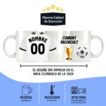 Taza de Fútbol Personalizada del F.C Valencia - Imagen 3