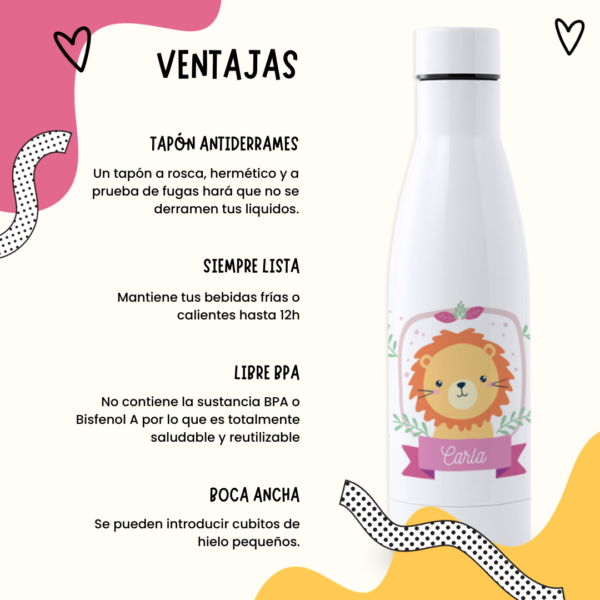 Botella Personalizada 750ml León