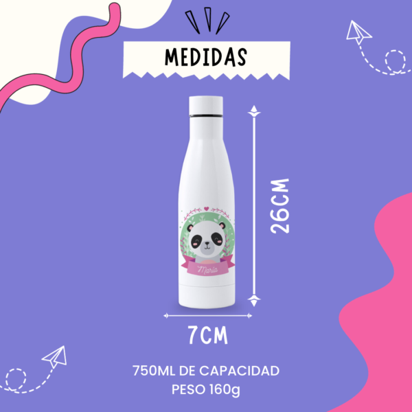 Botella Personalizada 750ml Panda