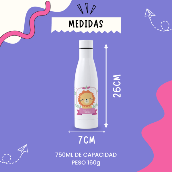 Botella Personalizada 750ml León