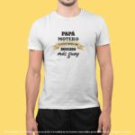 Camiseta para Papá Divertida "Papá Motero es un Papá Mucho Más Guay" - Imagen 2
