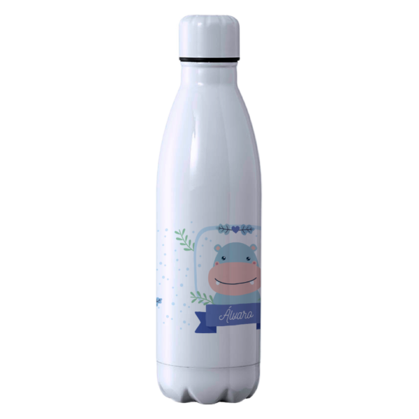 Botella Personalizada 500ml Hipopótamo