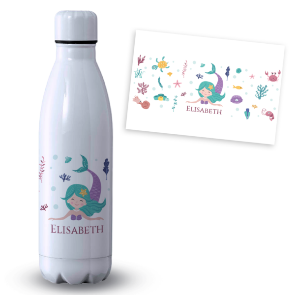 Botella Personalizada 500ml Sirenita