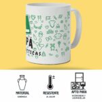 Taza Día del Padre con Frase Divertida "Papá en Prácticas". - Imagen 4