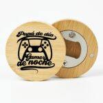 Abridor | Abrebotellas Regalo Original para el Día del Padre "Papá de Día Gamer de Noche"