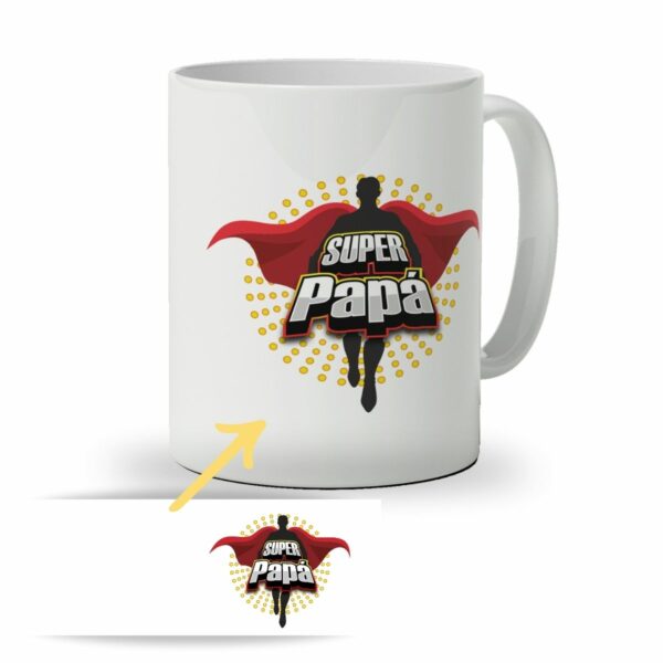 Taza superhéroe para papá - Regalo épico y original