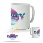Taza Día del Padre Daddy Retro.