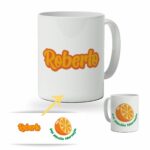 Taza Día del Padre con Frase Divertida "Mi Media Naranja".