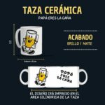 Taza Día del Padre con Frase Divertida "Papá Eres La Caña".