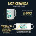 Taza Día del Padre con Frase Divertida "El Mejor Padre del Mundo". - Imagen 3