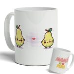 Taza Día de la Madre con Frase Divertida "Mamá es la pera"