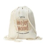 Mochila para Mamá con Frase Divertida para el Día de la Madre “Eres la Mejor Mamá del Mundo Mundial”.